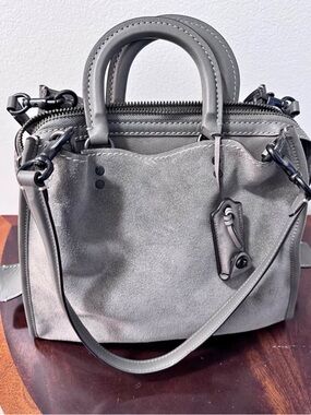 COACH | Rogue Purse Gray Suede